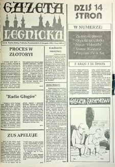 Gazeta Legnicka nr 146, listopad`91