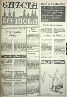 Gazeta Legnicka nr 153, listopad`91