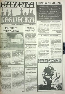 Gazeta Legnicka nr 154, listopad`91