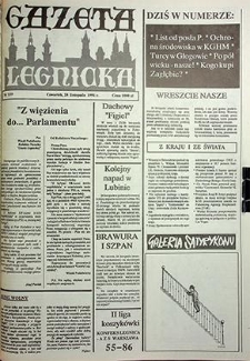 Gazeta Legnicka nr 159, listopad`91