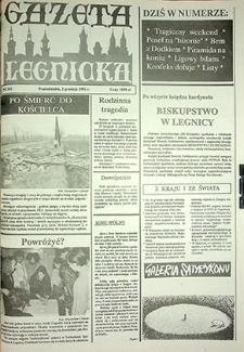 Gazeta Legnicka nr 161, grudzień`91