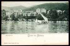 Karta pocztowa : Pozdrowienia z Abbazii ; Fragment portu