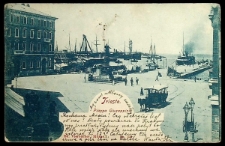 Karta pocztowa : Triest, Plac Giuseppini