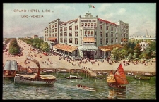 Karta pocztowa : Wenecja, Grand Hotel Lido