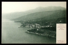 Karta pocztowa : Opatija, Abbazia, panorama Riwiery Austriackiej od p&oacute;łnocy