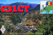 Karta QSL C31CT : Andora