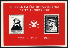 50. rocznica śmierci Marszałka Józefa Piłsudskiego