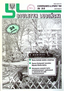 Biuletyn Lubiński nr 8 (76), 9 (77), czerwiec, lipiec `96