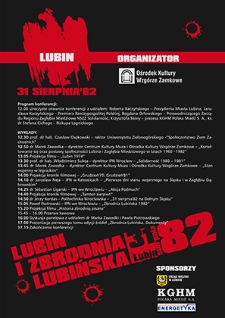 Lubin 31 sierpnia '82