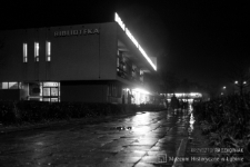 Dom Kultury Zagłębia Miedziowego nocą