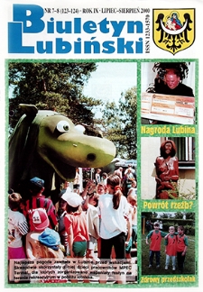 Biuletyn Lubiński nr 7 (123), 8 (124), lipiec, sierpień 2000