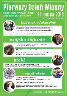 Pierwszy Dzień Wiosny : 21 marca 2018