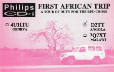 Karta QSL D2TT : Angola
