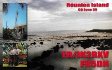 Karta QSL FR5DN : Reunion : IOTA AF-016