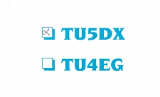 Karta QSL TU5DX : Wybrzeże Kości Słoniowej