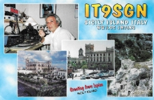 Karta QSL IT9SGN : Sycylia : IOTA EU-025