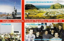 Karta QSL TF3D : Islandia : IOTA EU-021