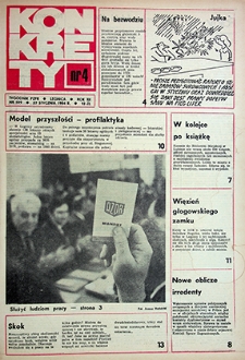 Konkrety nr 4 (599), styczeń `84