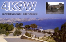 Karta QSL 4K9W : Azerbejdżan
