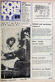 Konkrety nr 14 (609), kwiecień `84