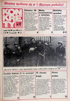 Konkrety nr 17 (612), kwiecień `84