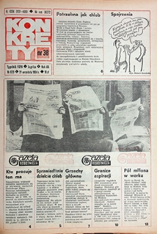 Konkrety nr 38 (633), wrzesień `84