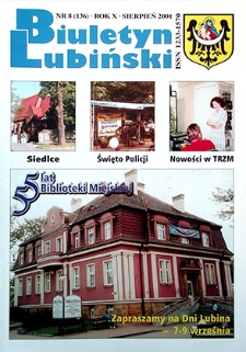 Biuletyn Lubiński nr 8 (136), sierpień 2001