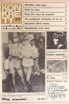 Konkrety nr 13 (868), marzec `89