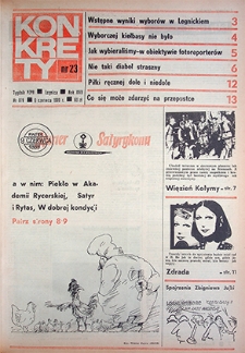 Konkrety nr 23 (878), czerwiec `89