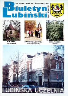 Biuletyn Lubiński nr 4 (144), kwiecień 2002
