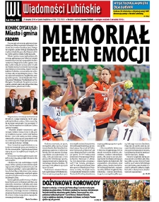 Wiadomości Lubińskie nr 449, sierpień 2016