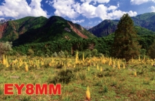 Karta QSL EY8MM : Tadżykistan