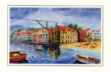 Karta QSL PJ9/ON4CFD : Curacao : IOTA SA-006