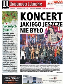 Wiadomości Lubińskie nr 608, grudzień 2019