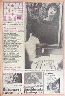 Konkrety nr 10 (709), marzec `86