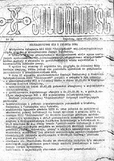 Solidarność nr 14, styczeń `81