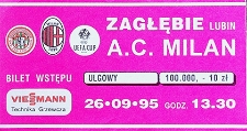 Zagłębie Lubin – AC Milan
