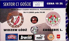Widzew Ł&oacute;dź &ndash; Zagłębie Lubin
