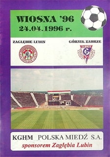 Wiosna '96 : 24 kwietnia, Zagłębie Lubin – Górnik Zabrze