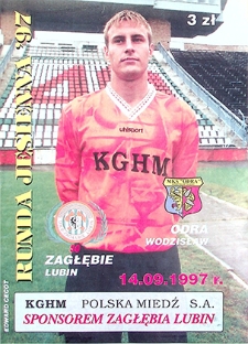Runda jesienna '97 : 14 września, Zagłębie Lubin – Odra Wodzisław
