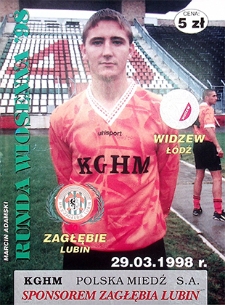 Runda wiosenna '98 : 29 marca, Zagłębie Lubin – Widzew Łódź