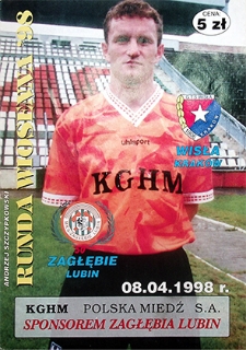 Runda wiosenna '98 : 8 kwietnia, Zagłębie Lubin – Wisła Kraków
