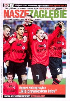Nasze Zagłębie : Oficjalny program meczowy sezon 2006/2007, 31 marca 2007