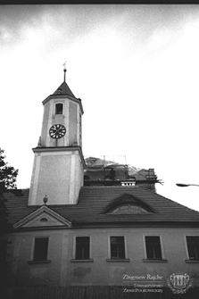 Rynek : polkowicki ratusz w trakcie remontu