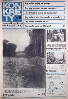 Konkrety nr 28 (831), lipiec `88