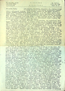 Zagłębie Miedziowe : nr 16/114, sierpień `85