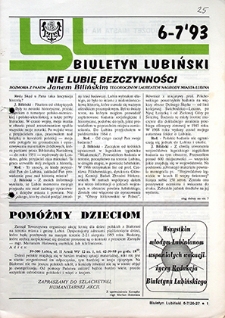 Biuletyn Lubiński nr 6, 7, `93