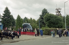 Zakłady G&oacute;rnicze &bdquo;Konrad&rdquo; w Iwinach : ostatnia msza przed likwidacją i zatopieniem kopalni