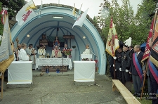 Zakłady G&oacute;rnicze &bdquo;Konrad&rdquo; w Iwinach : ostatnia msza przed likwidacją i zatopieniem kopalni