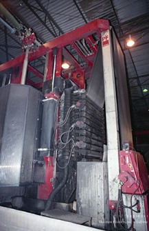 Zakład Wzbogacania Rud przy Zakładach G&oacute;rniczych &bdquo;Rudna&rdquo; : prasa filtracyjna